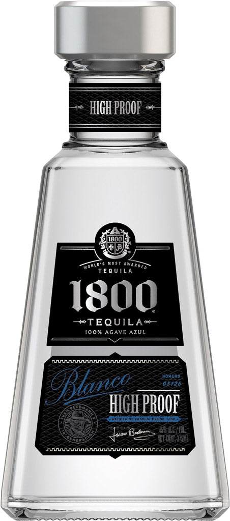 1800 Silver 90 High Proof Tequila 375ml