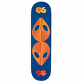 Alien Workshop Scanners Twin Tail Blue 8.0" Skateboard Deck