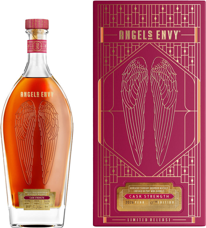 Angel's Envy Bourbon Whiskey Cask Strength Finished in Port Barrel 2026 750ml