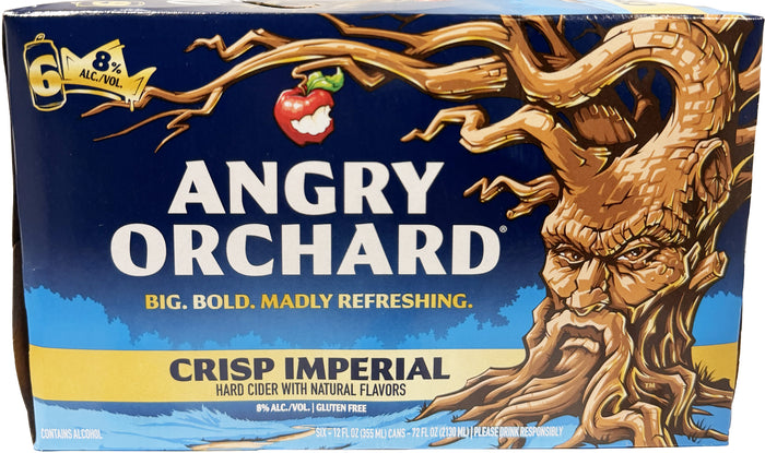Angry Orchard Crisp Imperial Apple Cider 6pk Can