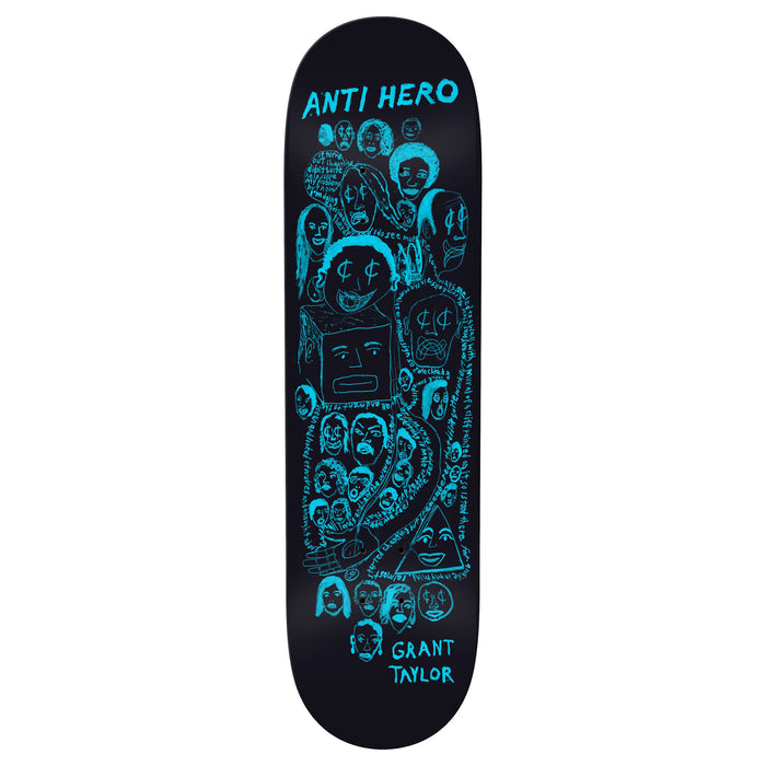 Anti-Hero DBX Grant Expressions 8.38" Black Skateboard Deck