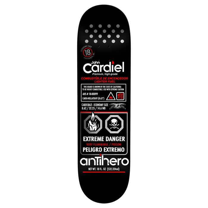 Anti-Hero John Cardiel Fueled Up 8.62" Skateboard Deck