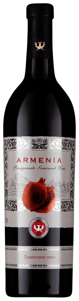 Armenia Pomegranate Semi Sweet Red Wine 750ml