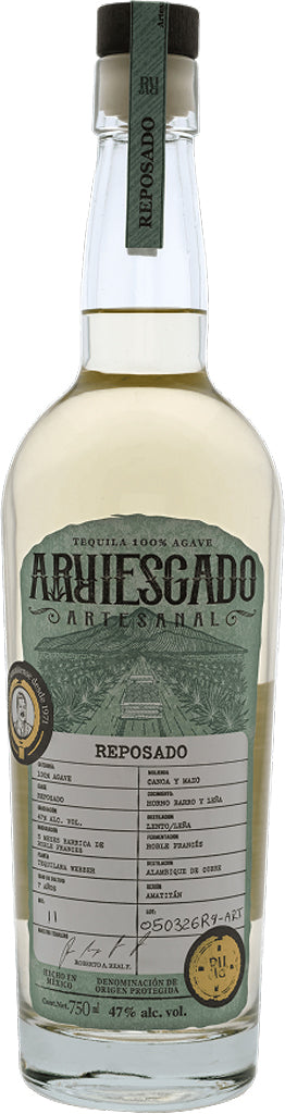 Arriesgado Tequila Reposado 750ml