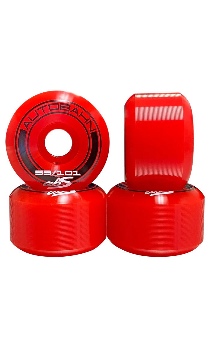 Autobahn GT1 Widebody Red 53mm 101a Skateboard Wheels