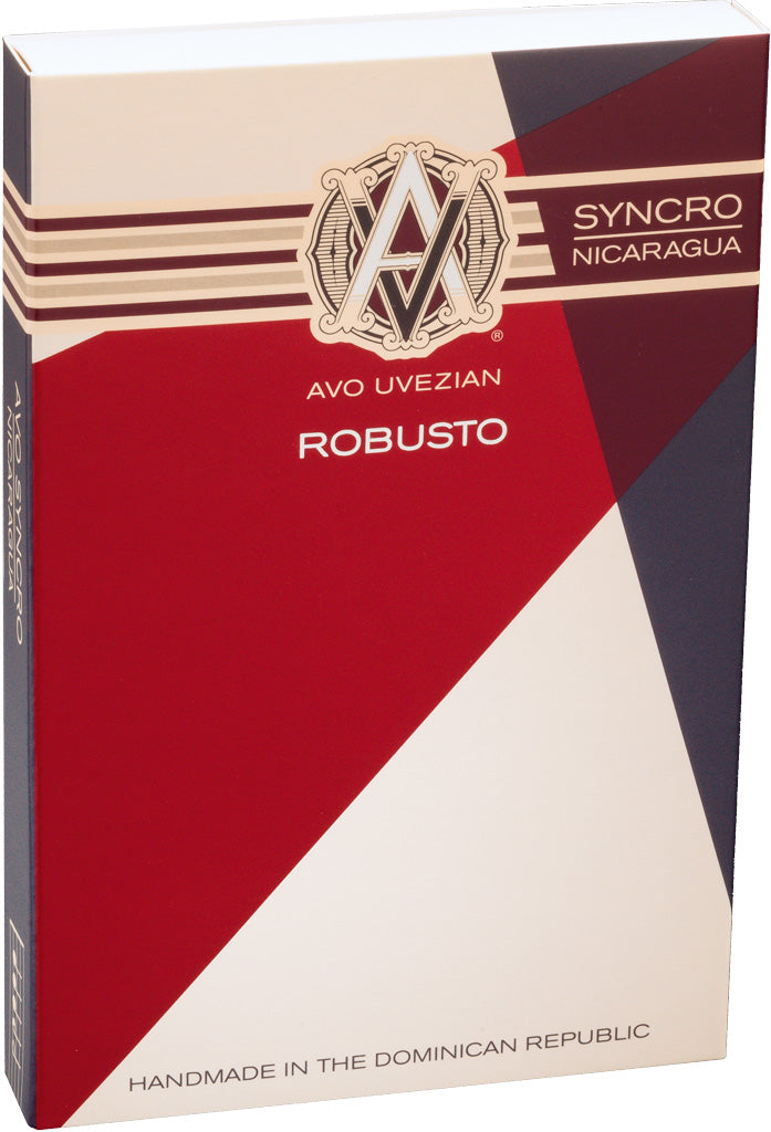 Avo Cigars Syncro Nicaragua Box Press Robusto Tubo 9pk