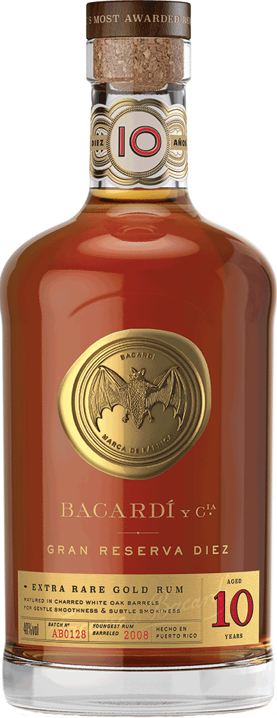 Bacardi Gran Reserva Diez 10 Year Old Rum 750ml