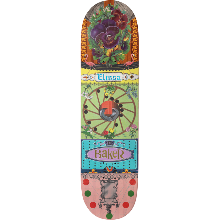 Baker Elissa Steamer Ephemera 8.25" Skateboard Deck