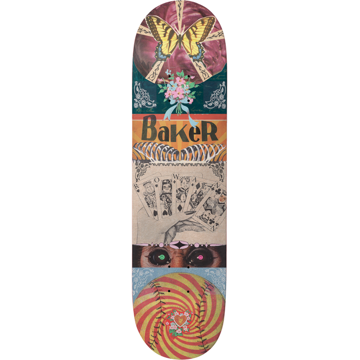 Baker Rowan Zorilla Ephemera 8.125" Skateboard Deck