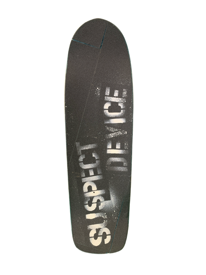 Black Label Duane Peters Red Kross Blue/Red 9.8" Classic Skateboard Deck