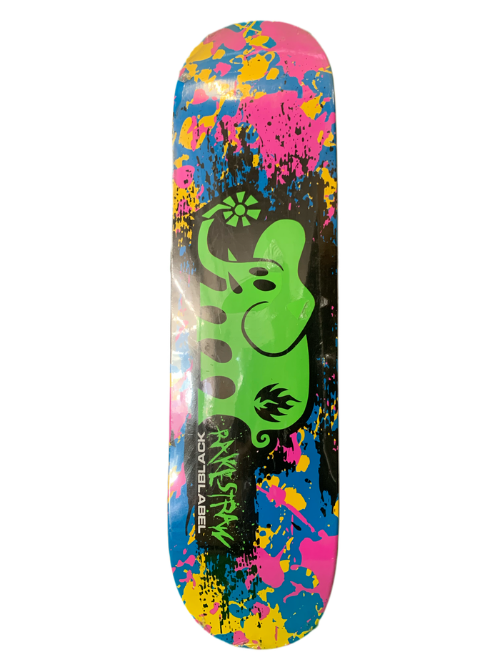 Black Label Pat Rakestraw Elephant Logo Paints 8.1" Classic Skateboard Deck