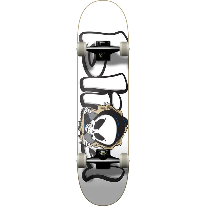 Blind Classic Bust Out Reaper White Skateboard Complete