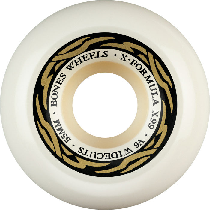 Bones X-Formula V6 Widecuts 99A 55mm Skateboard Wheels