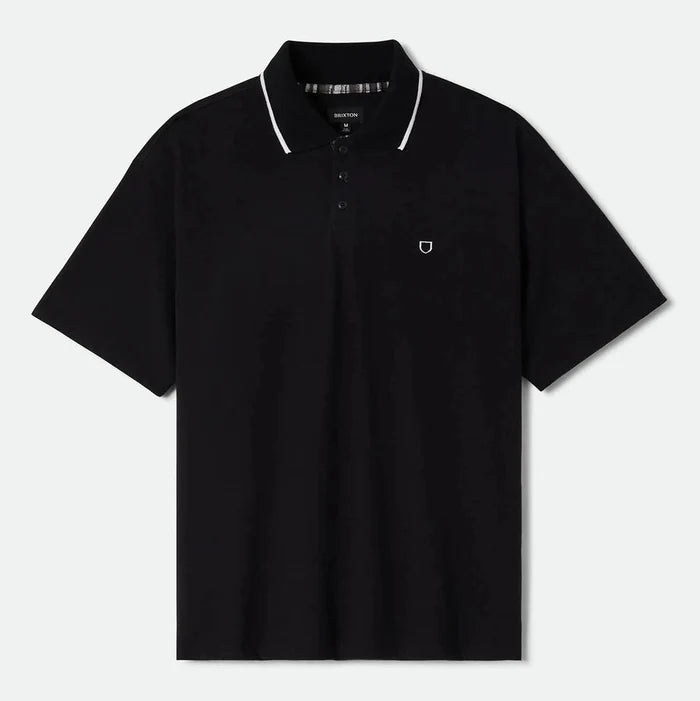 Brixton Anton Black S/s Polo