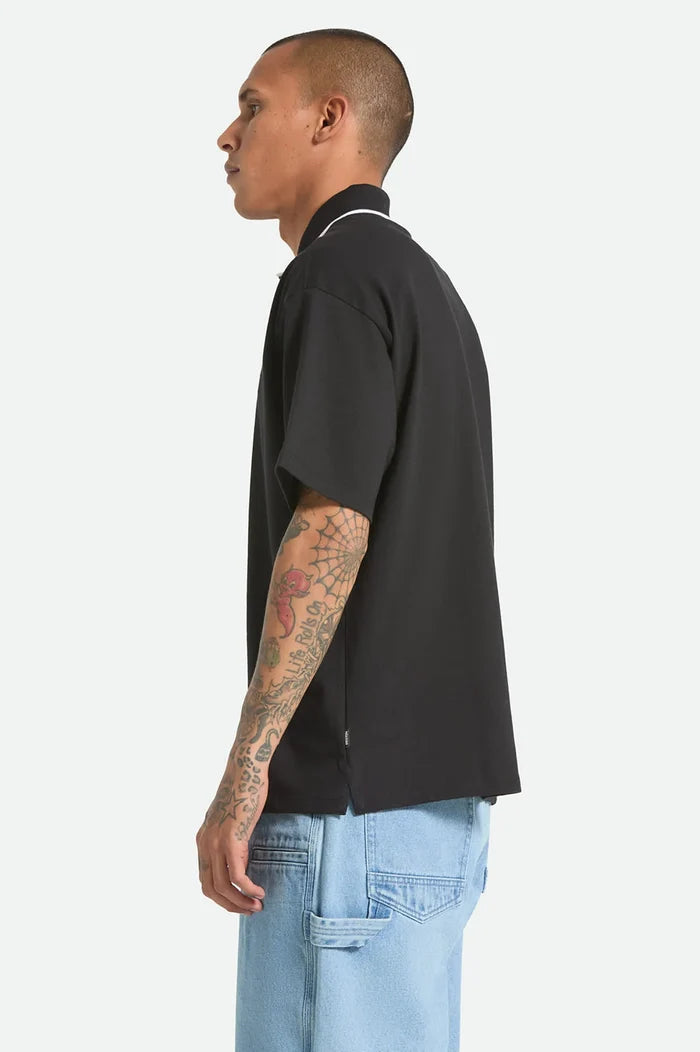 Brixton Anton Black S/s Polo
