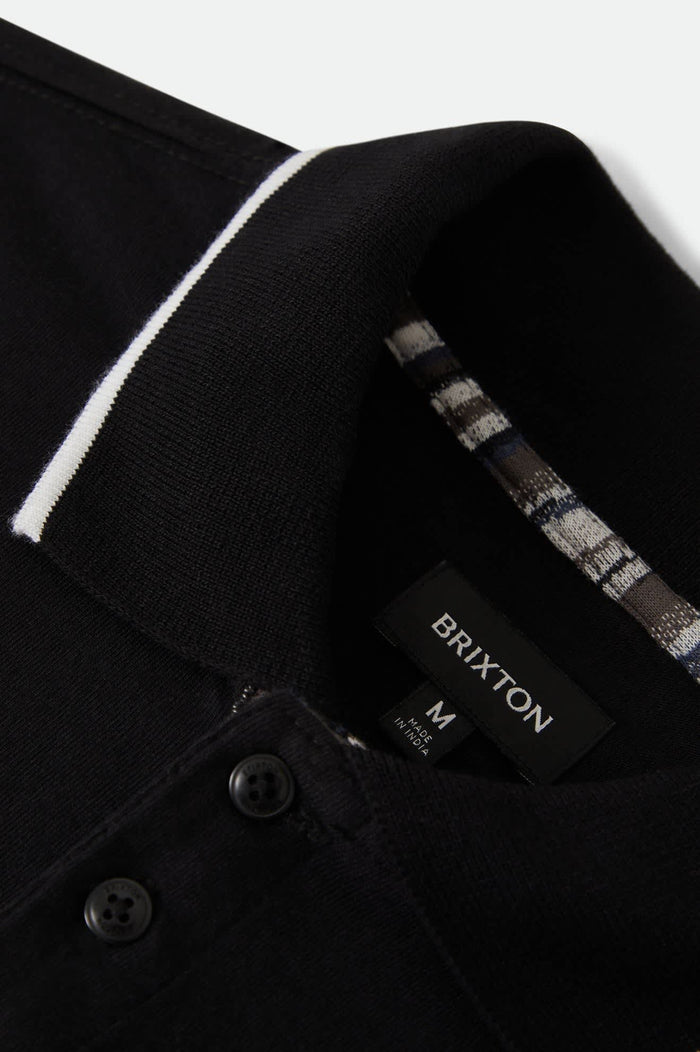 Brixton Anton Black S/s Polo