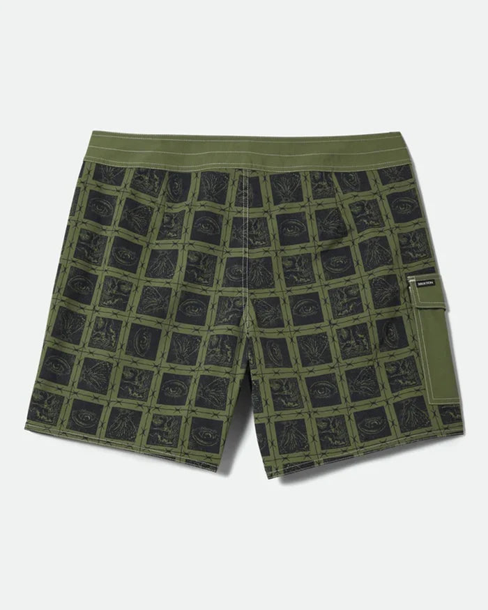 Brixton Classic Barb Wire Sea Kelp 17" Trunk