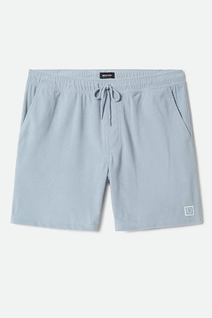 Brixton Everyday Dusty Blue Corduroy Shorts