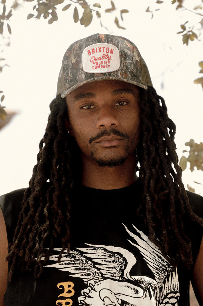 Brixton Hubal Tree Camo/Olive C NP MP Trucker Hat