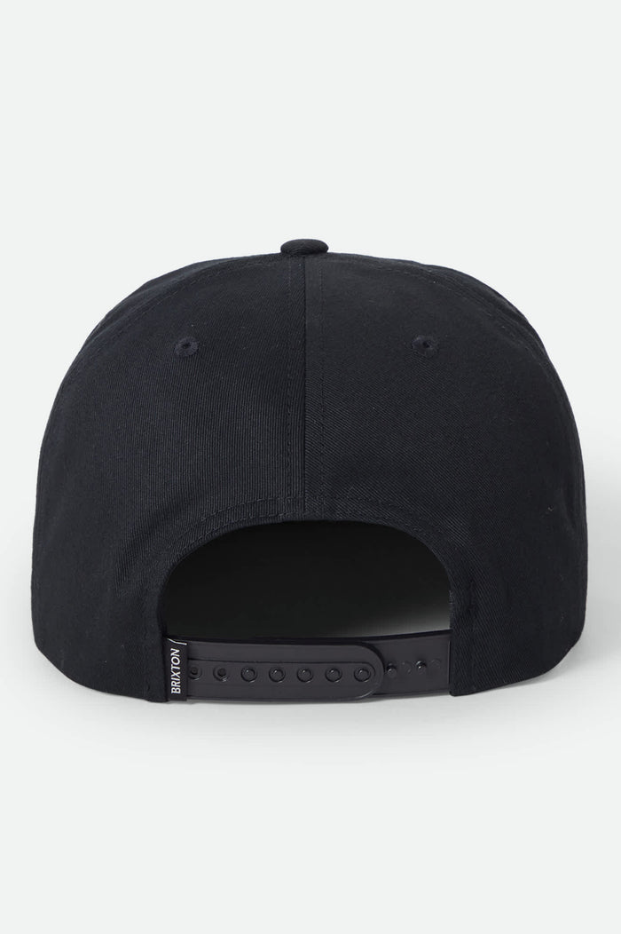 Brixton Morado Black MP Snapback Hat