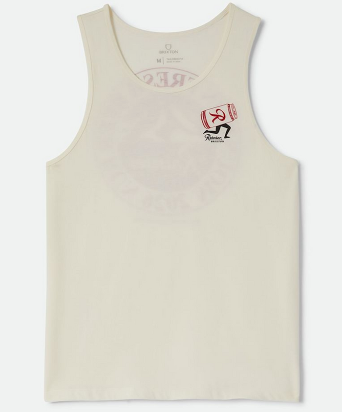 Brixton Rainier Beer Run Natural Tank Top