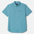 Brixton Sanford Oxford Blue Aura S/s Woven Shirt