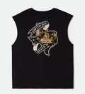 Brixton X Lone Star Armadillo Black Muscle Tee Shirt