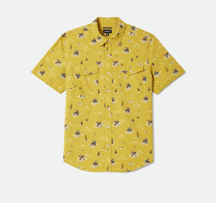 Brixton X Lone Star Texas Gold S/s Woven Shirt