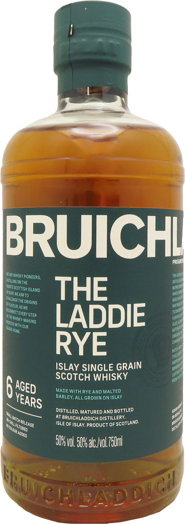 Bruichladdich Laddie Rye Single Grain Whisky 750ml