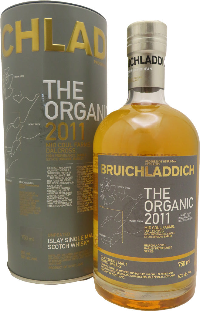 Bruichladdich The Organic Single Malt Whisky Unpeated 2011 750ml