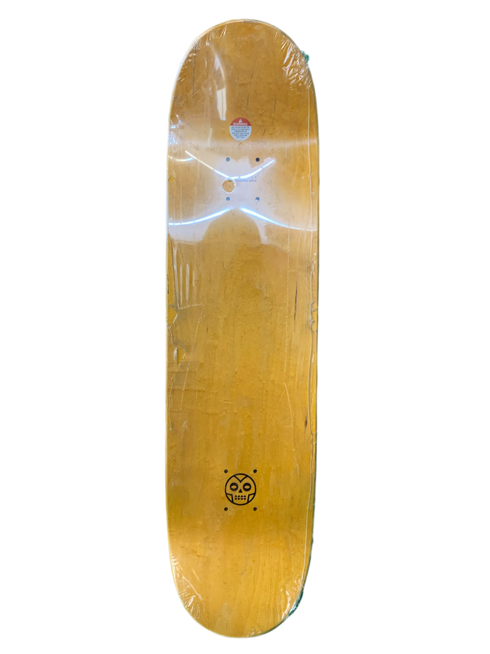Bueno Green Team Logo 8.75” Classic Skateboard Deck