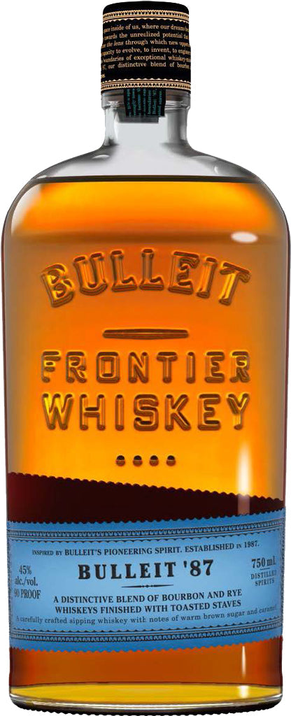 Bulleit '87 Bourbon and Rye Blended Frontier Whiskey 750ml