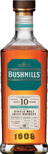 Bushmills 10 Year Old Amarone Casks Finish Irish Single Malt Whiskey 750ml