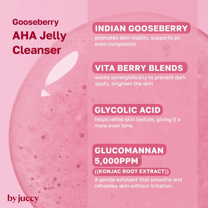 BY JUCCY - Gooseberry AHA Jelly Cleanser