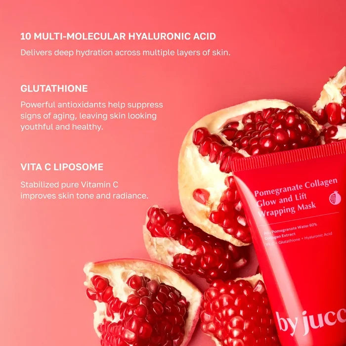BY JUCCY - Pomegranate Collagen Glow and Lift Wrapping Mask
