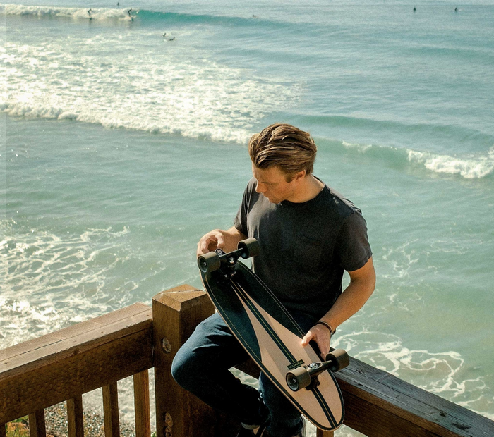 Carver C7 Coal Satin 32.5" Black Label Surfskate Complete (V5)