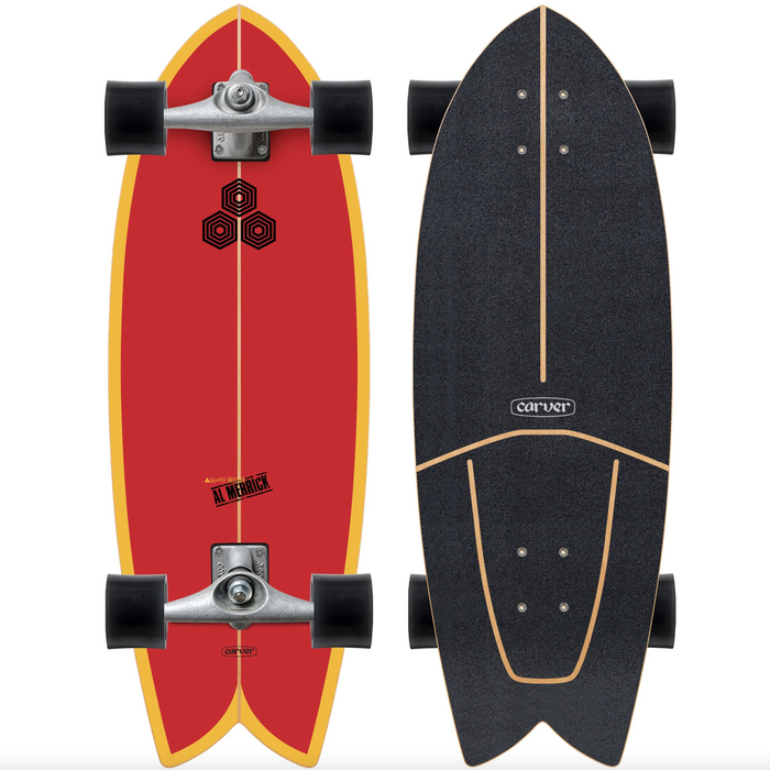 Carver CX Raw 29.25" Channel Islands Fish Surfskate Complete (V5)