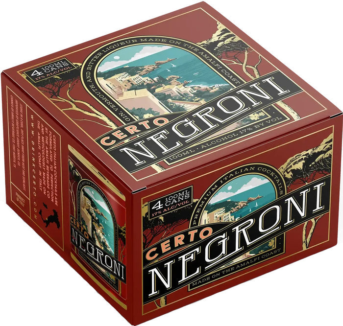 Certo Negroni 4pk Can