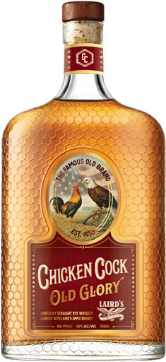 Chicken Cock Old Glory x Laird's Straight Rye Whiskey 750ml