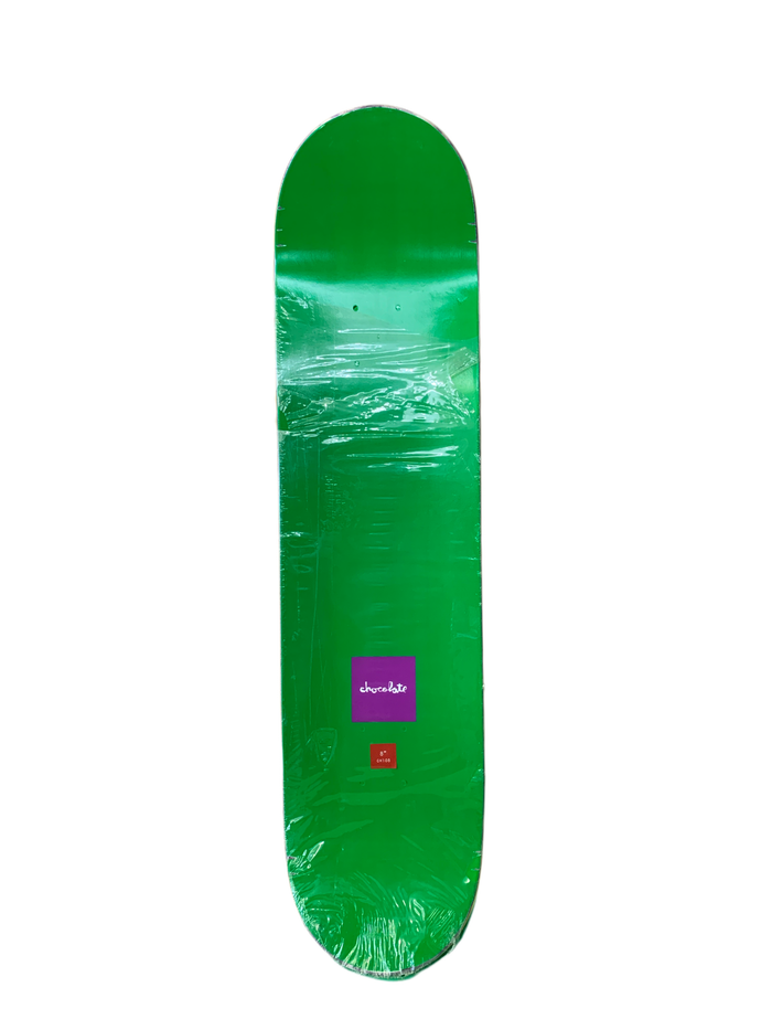 Chocolate Devine Calloway Purple/Green Size 8" 2010 Classic Skateboard Deck