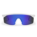 CHPO Lelle White/Blue Mirror Sunglasses