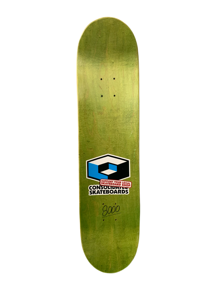 Consolidated Skateboards Polka Dot 8" Classic Skateboard Deck