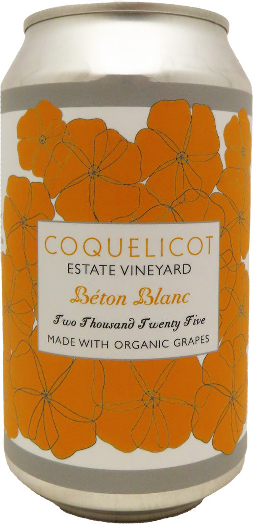 Coquelicot Estate Beton Blanc 355ml Can