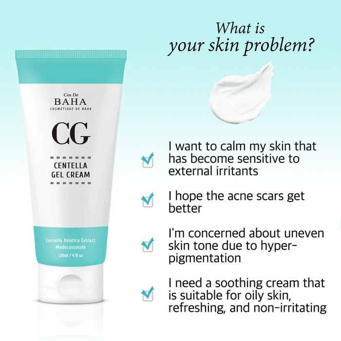 COS DE BAHA - CG Centella Gel Cream