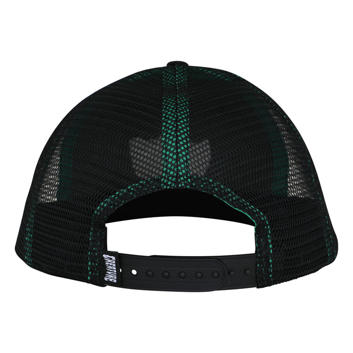 Creature Gravette Hippie Skull 20th Black Snapback Unstructured Hat