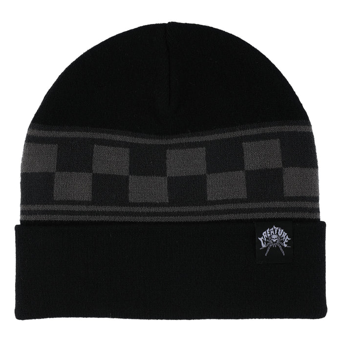 Creature Ransom Black Long Shoreman Beanie