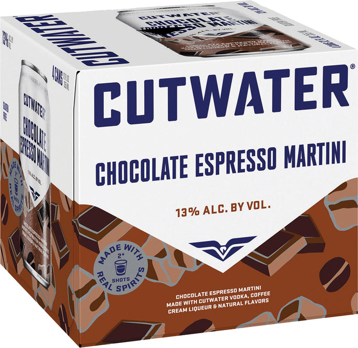 Cutwater Spirits Chocolate Espresso Martini 4pk
