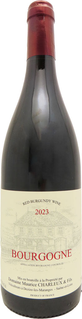 Domaine Maurice Charleux & Fils Bourgogne Rouge 2023 750ml