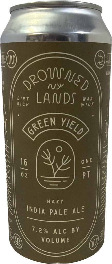 Drowned Lands Green Yield Hazy IPA 16oz Can