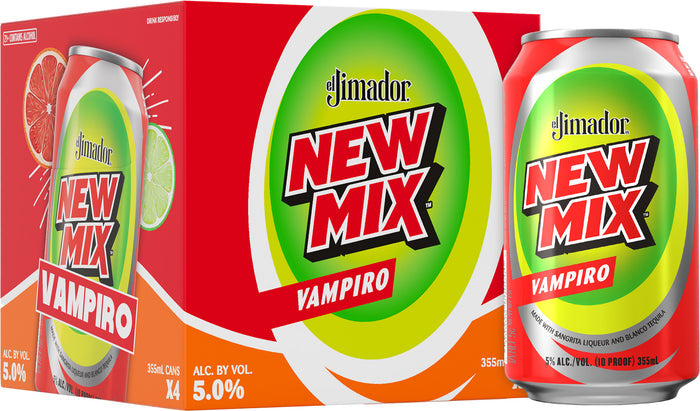 El Jimador New Mix Vampiro 4pk Cans